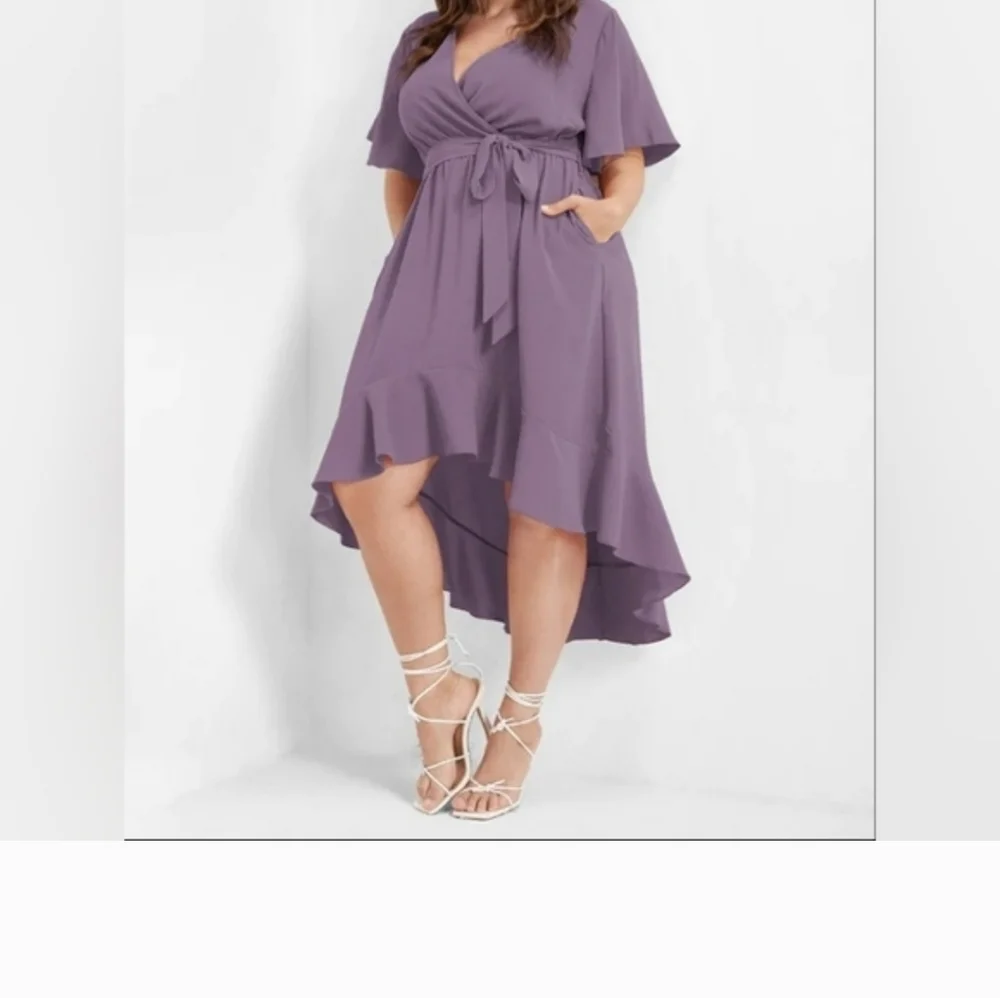 BLOOMCHIC  High-Low Dress, W/ Pockets, Size 12/L - Picture 2 of 5